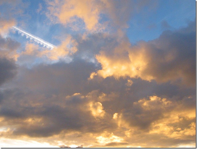 Clouds in the sunset